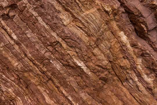 Stone texture of red and brown colors
