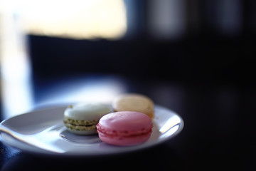 macaroon cake / sweets, dessert with with macaroon cake background