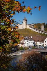 Fototapeta premium Der Munot in Schaffhausen im Herbst