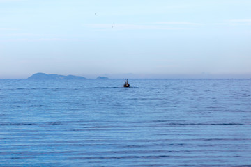 Obraz premium Long-tailed boat Thai style , Fishing boat Thai style