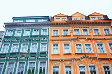 Karlovy Vary Czech Republic / view of the landscape city of Karlovy Vary, a tourist view in the Czechs