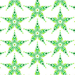 Vector decorative star ornament. Abstract illustration design