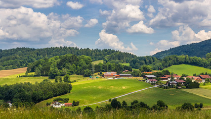 Obraz premium Beautiful view near Schoenberg-Bavaria-Germany