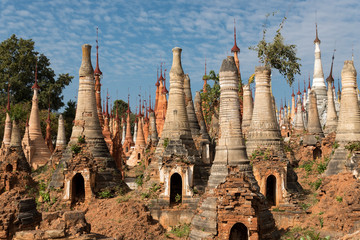 Shwe Inthein Pagodas, Burma - 231188751