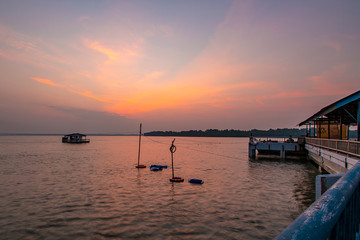 Obraz premium sunset on the sea