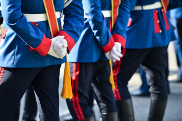Guard of honor during a military ceremony