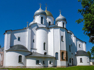 Veliky Novgorod. St. Sophia Cathedral in the Novgorod Kremlin