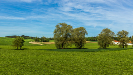 Fototapeta premium Beautiful view near Unterbierbach-Bavaria-Germany