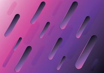 Modern straight rounded shapes on a colored background. Abstract background. Suitable for your design element and background. Vector illustration