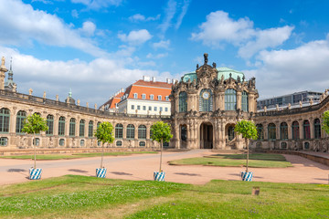 The Glockenspielpavillon (Carillon Pavilion) in the Zwinger a famous palace in Dresden, Germany.