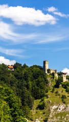 Fototapeta na wymiar Beautiful view of fortress Randeck-Bavaria-Germany