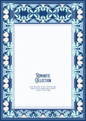 Vintage floral pattern