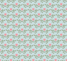 seamless floral with small flowers pattern.