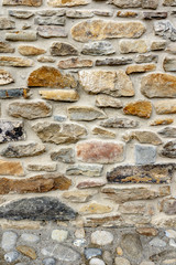 Stone wall pattern classic architecture facade design