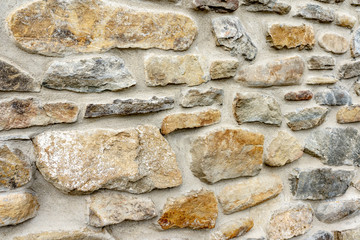 Stone wall pattern classic architecture facade design