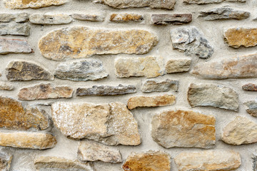Stone wall pattern classic architecture facade design