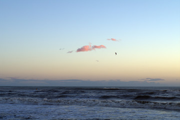 seascape,horizon,view,waves,water,sky,blue,nature,sunrise,morning,wind,