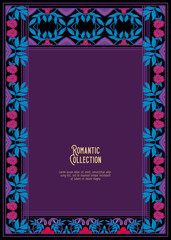 Vintage floral pattern