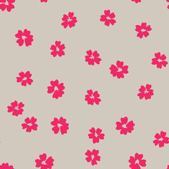 Naklejka premium Seamless floral pattern in vector.