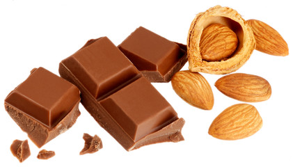 MILK CHOCOLATE WITH ALMONDS