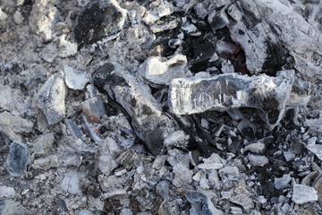 Burning coals texture