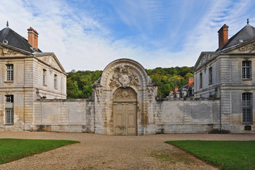 Fototapeta premium Abbazia di Saint Wandrille de Fontenelle - Normandia, Francia