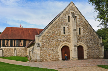 Fototapeta na wymiar Abbazia di Saint Wandrille de Fontenelle - Normandia, Francia