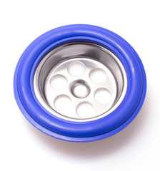 sink part detail isolated on white background