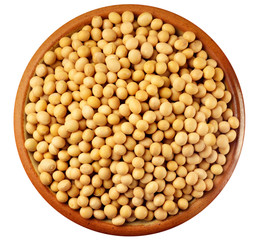 SOYA BEANS ON WHITE