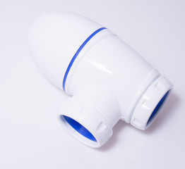 sink part detail isolated on white background