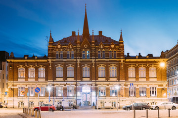 Obraz premium Helsinki, Finland. Finnish Design Museum Or Designmuseo Building