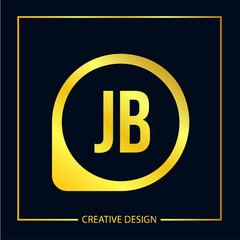 Initial Letter JB Logo Template Design Vector Illustration