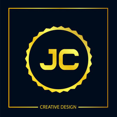 Initial Letter JC Logo Template Design Vector Illustration