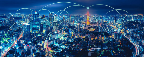 Wireless network and connection city