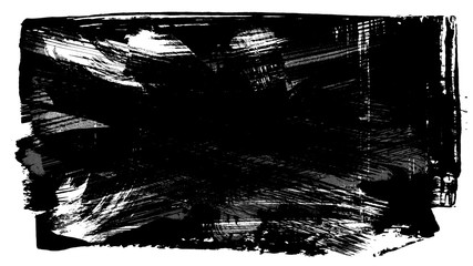 Brush stroke and texture. Smear brush on a white background.