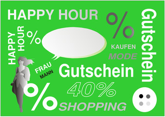 SHOPPING - Gutschein 40%