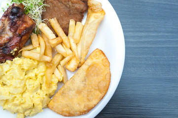 brazilian food on the plate
