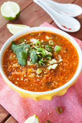 Leckere suess saure Pekingsuppe