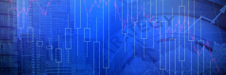 Composite image of strategy text with graphs and navigational