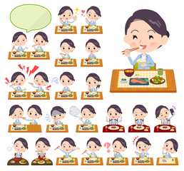 White coat women_Meal