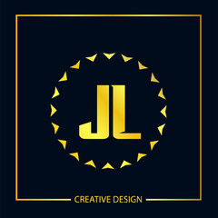 Initial Letter JL Logo Template Design Vector Illustration