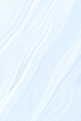 A wave pattern of white and blue. The background is turquoise with streaks and curved lines.