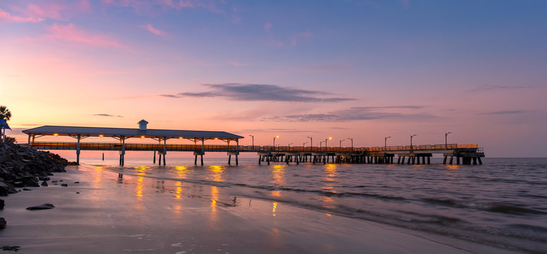 The Pier at Sunrise, St Simons Island, GA	