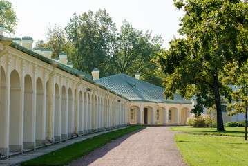 The palace and park ensemble Oranienbaum was founded by A. Menshikov. The Great Menshikov Palace is the largest ensemble of Peter the Great Baroque. 