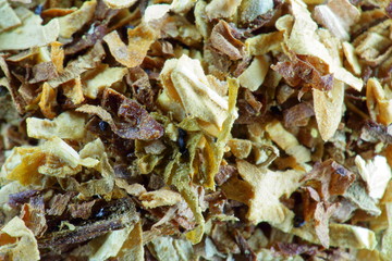  tobacco leaves close up macro