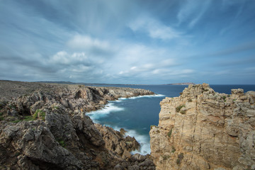 Fototapeta premium Fornells, Menorca, Long Exposure 25 sec