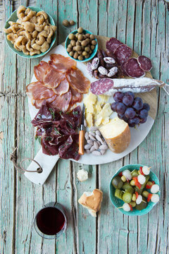 Spanish tapas board