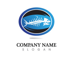 Fish and dolphin Logo Template