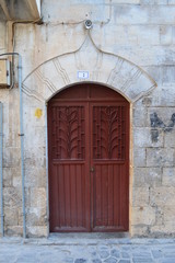 Fototapeta na wymiar old iron door in urfa