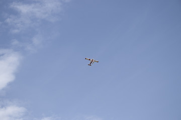 Fototapeta na wymiar Plane in the Sky